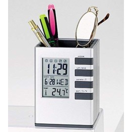 Моливник с календар и термометър