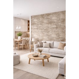 Самозалепващ тапет пано 3D камък C23, 70 х 77см, XPE пяна