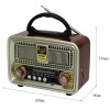Ретро радио NS-8091BT, Bluetooth, MP3 Player, акумулаторна батерия	