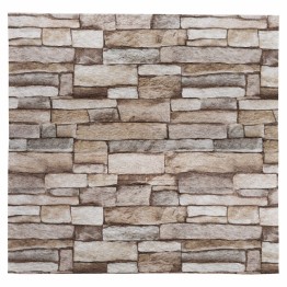 Тапет 3D тухли капучино C1, самозалепващo пано, 70 х 77см