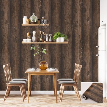 Ролков тапет винил 108-1TI, Дърво, самозалепващ, 10м*53см Ролков тапет винил 108-1TI, Дърво, самозалепващ, 10м*53см