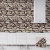 Ролков тапет винил 203-1TI, Камъни, самозалепващ, 10м*53см