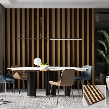 3D декоративни панели, 290х20*2.4см, WPC, GOLD 3D декоративни панели, 290х20*2.4см, WPC, GOLD