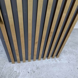 3D декоративни панели, 290х20*2.4см, WPC, GOLD