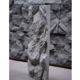 3D декоративен камък Скала, 120 х 60см, PU, сив цвят