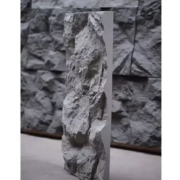 3D декоративен камък Скала, 120 х 60см, PU, сив цвят
