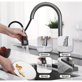 Многофункционална смарт мивка Мулти 4, термостат, 75*46см, водопад, дюза чаши