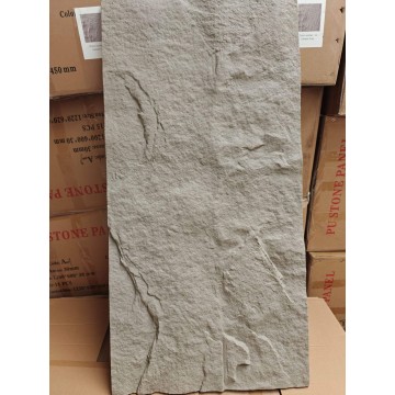Декоративен панел 3D камък A009, 120*60*3см, PU, Cement Grey