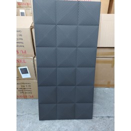 Стенен декоративен 3D панел, 120*60*2.5см, E009, PU Elegant black