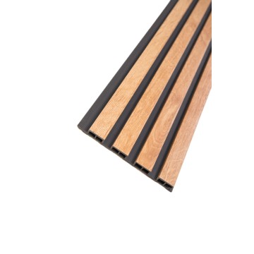 3D декоративен панел, 260х16см, WPC4, M-026, Натурален дъб