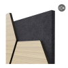 Акустичен панел шестоъгълни плочки – Дъб / MDF / 665 × 815 × 18 мм
