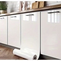 Самозалепващо PVC фолио бял гланц|3м*60см