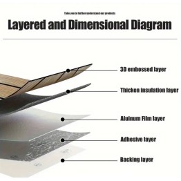 Ролков тапет винил QD-DK |3м*60см*3мм|5 слоя|самозалепване