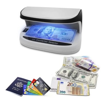 UV детектор за фалшиви банкноти AL-09| преносим| презареждаема батерия