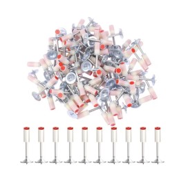 Пирони със заряд 100 броя| метал, дърво и бетон