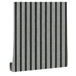 Ролков тапет 3D вертикални летви Сканди , 10м*53см, самозалепващ, сив цвят