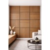 Акустичен панел 60*60см| Natural Oak – Rosé| МДФ с дървен фурнир