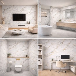 Мраморен 3D самозалепващ ролков тапет MT-248, 3м*1.2м