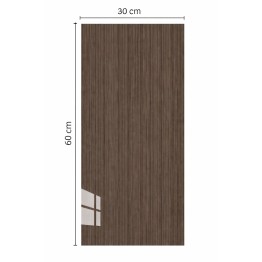 Самозалепващ XPE панел кафяво дърво AR-24, 30 х 60см