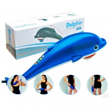 Вибрационен масажор за тяло с инфрачервени лъчи - Делфин