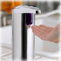 Автоматичен иноксов диспенсър за течен сапун със сензор