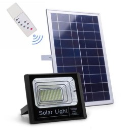 Соларен LED комплект, соларен панел, LED прожектор, Дистанционно управление