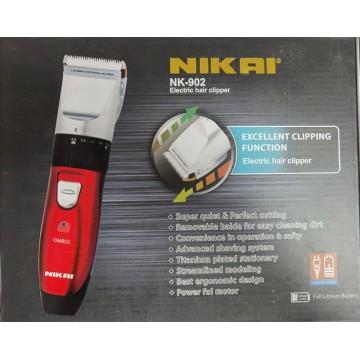 Машинка за подстригване Nikai Nk-902, керамичен нож, акумулаторна батерия