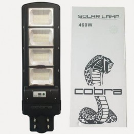 Улична соларна лампа Cobra 460W, IP65, сензор за движение