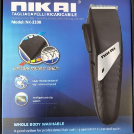 Машинка за подстригване Nikai NK-2208, 4 представки, безкабелна