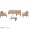 Градински комплект мебели Luna set 3
